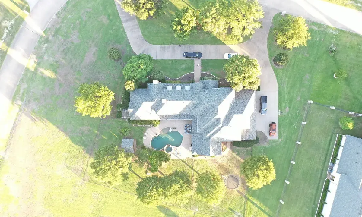 New shingle roof installation on a home in West Vincent